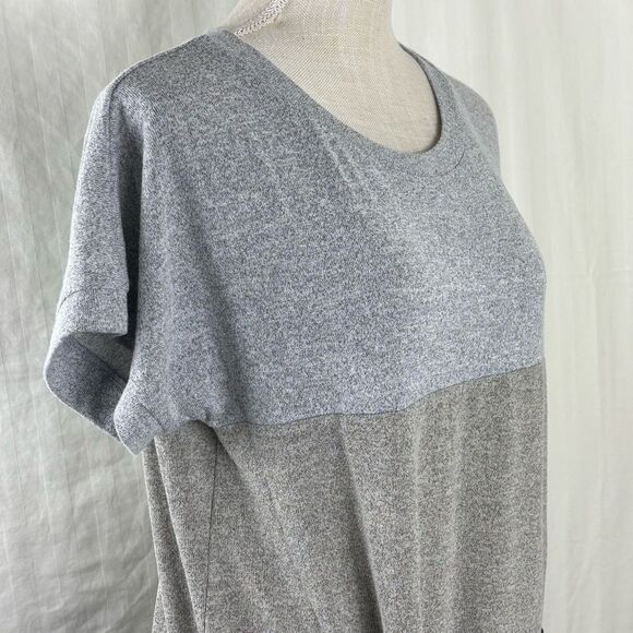 Yidarton Color Block Twist Short Sleeve Top Women’s Size Large - Picture 4 of 9
